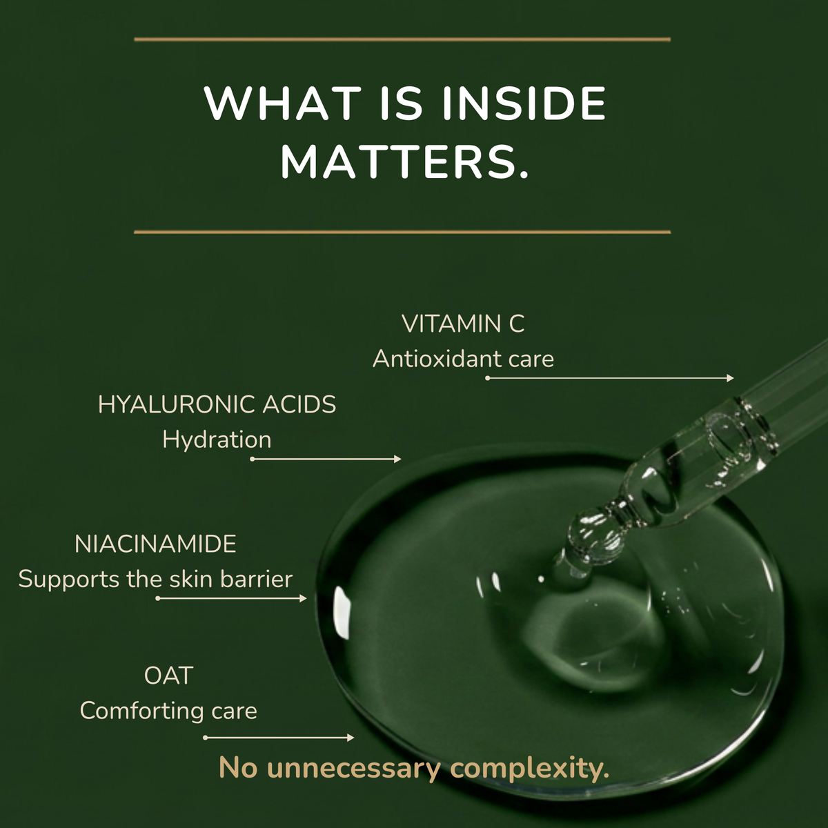 Easy Morning Vitamin C Serum | Niacinamide + Hyaluronic Acid