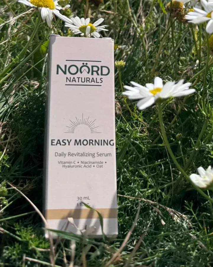 Easy Morning serum outdoors